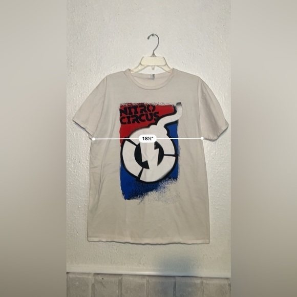 Gildan white Nitro Circus T-shirt size XL - Picture 3 of 6